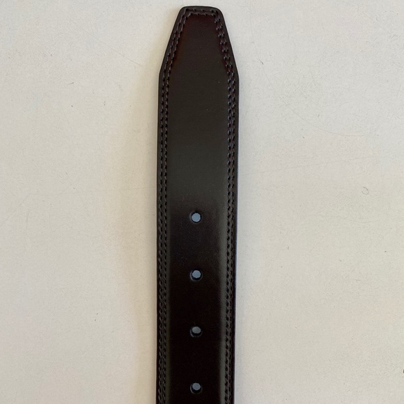 NEW Genuine Leather Brown Belt - Picture 3 of 3